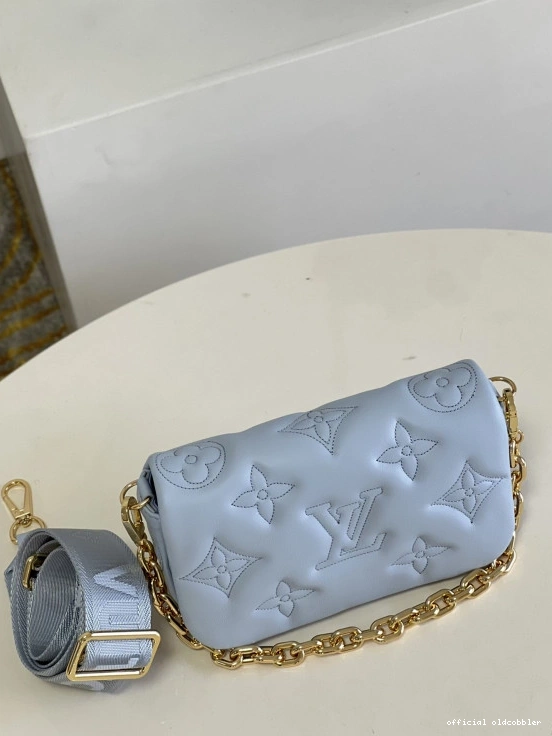 Official oldcobbler STRAP ON WALLET VUITTON BUBBLEGRAM LOUIS 0824